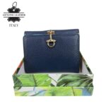 Monedero de Gran Calidad en Piel con Click, Caja e Interior Multicolor para Mujer - Imagen 11
