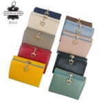 Monedero de Gran Calidad en Piel con Click, Caja e Interior Multicolor para Mujer - Imagen 2