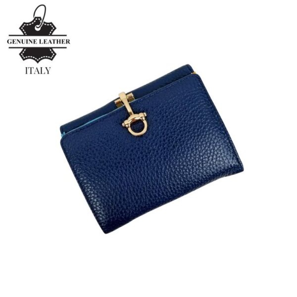 Monedero de Gran Calidad en Piel con Click, Caja e Interior Multicolor para Mujer - Imagen 13