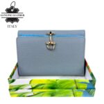 Cartera Premium de Gran Calidad para Mujer en Piel con Caja, Click e Interior Multicolor