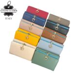 Cartera Premium de Gran Calidad para Mujer en Piel con Caja, Click e Interior Multicolor - Imagen 2