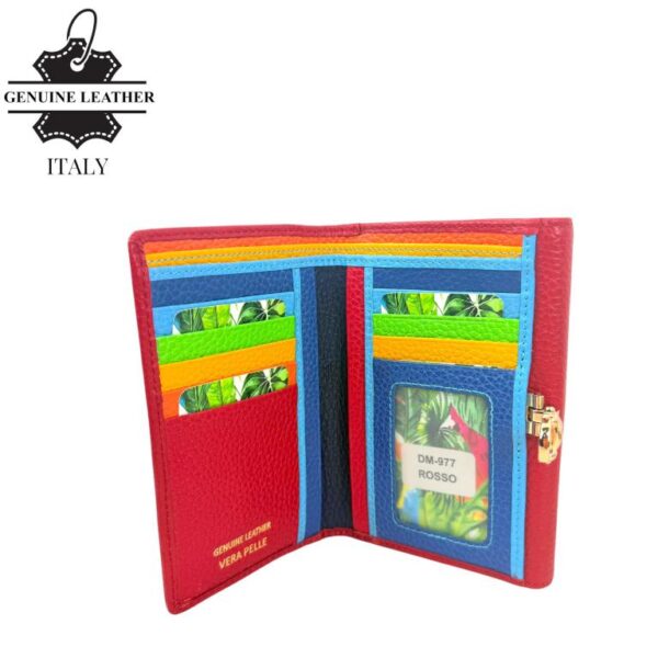 Cartera Premium de Gran Calidad para Mujer en Piel con Caja, Click e Interior Multicolor - Imagen 16