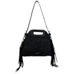 Bolso de Mano Crochet Kaylee Flecos Laterales Decorativos para Mujer - Imagen 3