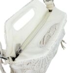 Bolso de Mano Crochet Kaylee Flecos Laterales Decorativos para Mujer - Imagen 7