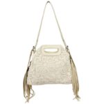 Bolso de Mano Crochet Kaylee Flecos Laterales Decorativos para Mujer - Imagen 5