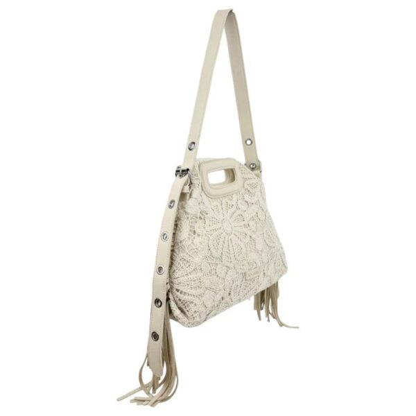 Bolso de Mano Crochet Kaylee Flecos Laterales Decorativos para Mujer - Imagen 6