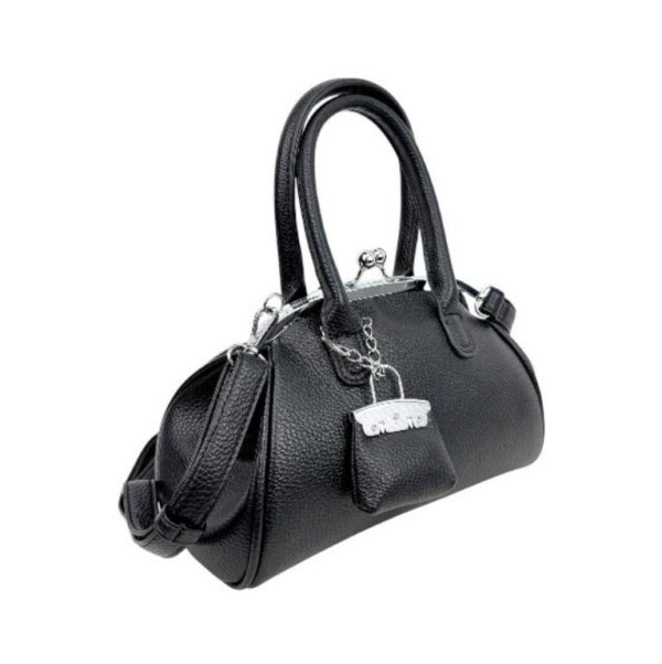 Bolso de Mano Sintético para Mujer con Cierre de Click y Bolsito Decorativo Frontal - Imagen 10