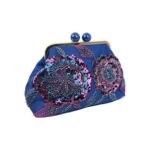 Bolso de Fiesta Sintético tipo Clutch con Frontal Colorido Original y Asa de Cadena para Mujer - Imagen 5