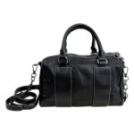 Bolso Sintético de Mujer Estilo Punk con Cadenas y 2 Compartimentos - Imagen 5