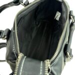 Bolso Sintético de Mujer Estilo Punk con Cadenas y 2 Compartimentos - Imagen 6
