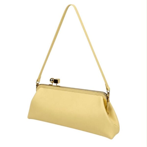 Bolso de Hombro Sintético con Herrajes en Plata y Oro, Cierre de Click y Asa Larga para Mujer - Imagen 6