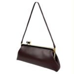 Bolso de Hombro Sintético con Herrajes en Plata y Oro, Cierre de Click y Asa Larga para Mujer - Imagen 9