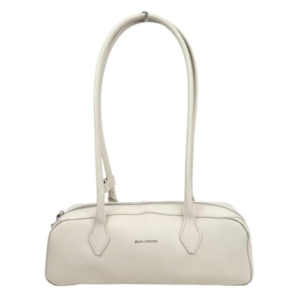 Bolso de Hombro Sintético Baguette Regina Schrecker con 2 Asas Largas y 2 Cremalleras para Mujer - Imagen 7