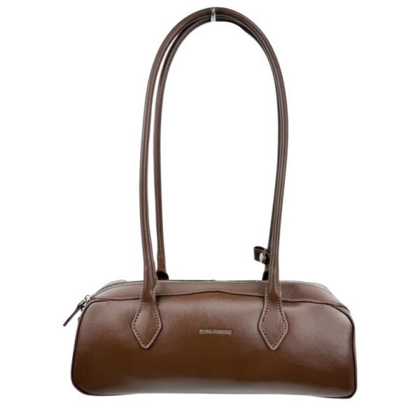 Bolso de Hombro Sintético Baguette Regina Schrecker con 2 Asas Largas y 2 Cremalleras para Mujer - Imagen 8
