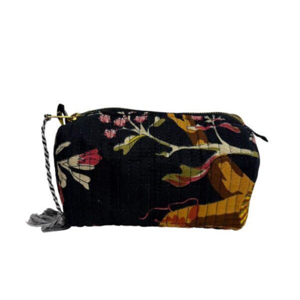 Neceser Pequeño de Algodón Artesanal con Bonito Estampado para Mujer - Imagen 2