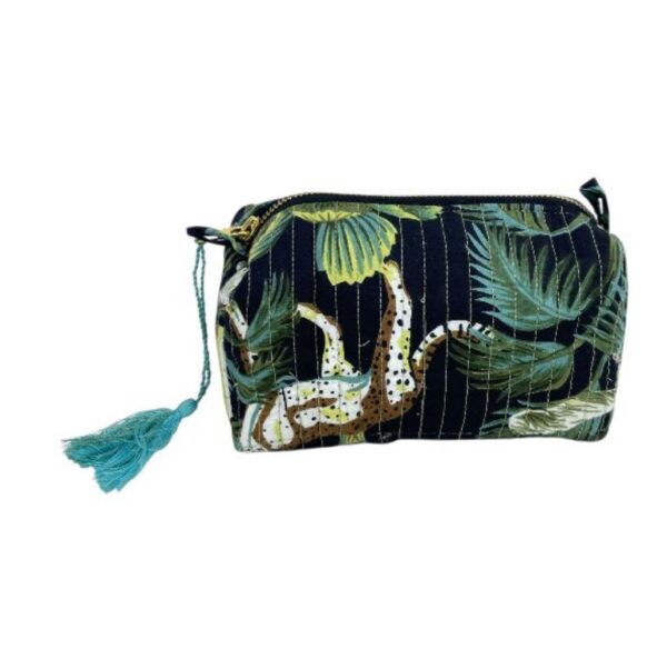 Neceser Pequeño de Algodón Artesanal con Bonito Estampado para Mujer - Imagen 5