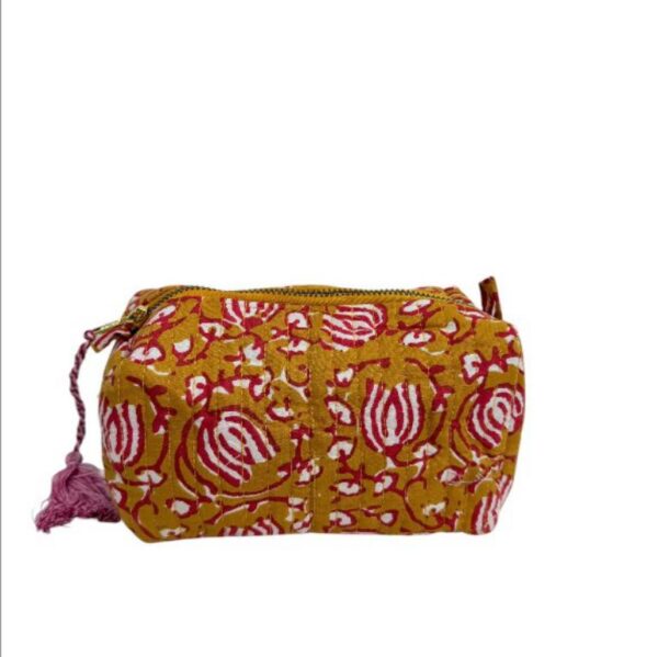 Neceser Pequeño de Algodón Artesanal con Bonito Estampado para Mujer - Imagen 10