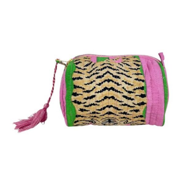 Neceser Pequeño de Algodón Artesanal con Bonito Estampado para Mujer - Imagen 11