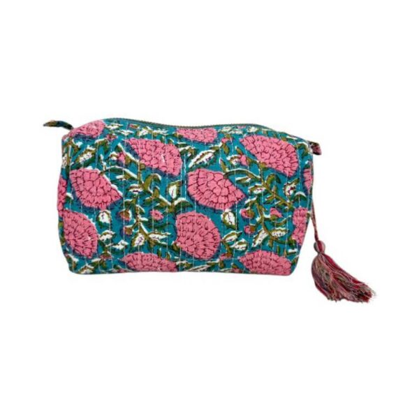 Neceser Pequeño de Algodón Artesanal con Bonito Estampado para Mujer - Imagen 14