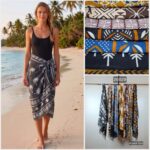 Pareo de Algodón para Mujer con Diseño Veraniego y Fabricado en India