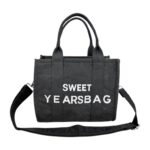 Bolso Tote de Algodón para Mujer con Cierre de Cremallera y Diseño "Sweet Years Bag" - Imagen 6