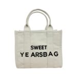 Bolso Tote de Algodón para Mujer con Cierre de Cremallera y Diseño "Sweet Years Bag" - Imagen 4