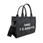 Bolso Tote de Algodón para Mujer con Cierre de Cremallera y Diseño "Sweet Years Bag" - Imagen 7