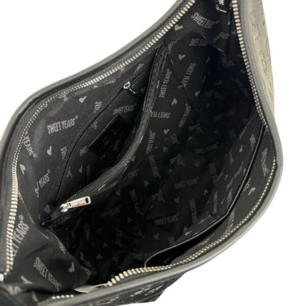 Bolso de Hombro Sintético con Asa Larga Ajustable Tipo Cinturón y Bolsillo Trasero para Mujer - Imagen 4