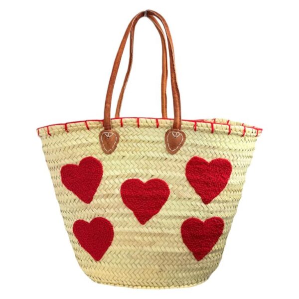 Cesta Capazo de Mujer en Rafia Artesanal con Diseño Original Estampado - Imagen 21