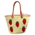 Cesta Capazo de Mujer en Rafia Artesanal con Diseño Original Estampado - Imagen 13