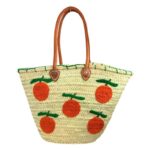Cesta Capazo de Mujer en Rafia Artesanal con Diseño Original Estampado - Imagen 16