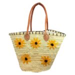 Cesta Capazo de Mujer en Rafia Artesanal con Diseño Original Estampado - Imagen 18