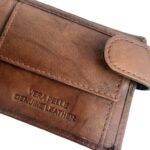 Cartera de Hombre en Piel de Gran Calidad con Rejilla, Caja y Bolsillo Interno - Imagen 9