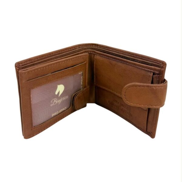 Cartera de Hombre en Piel de Gran Calidad con Rejilla, Caja y Bolsillo Interno - Imagen 7