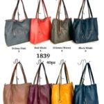 Bolso de Hombro Sintético Reversible Pequeño para Mujer con Bolsillo y Bolsito Extra