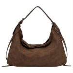 Bolso de Hombro Sintético muy Amplio con Lazos Decorativos Inferiores para Mujer - Imagen 6