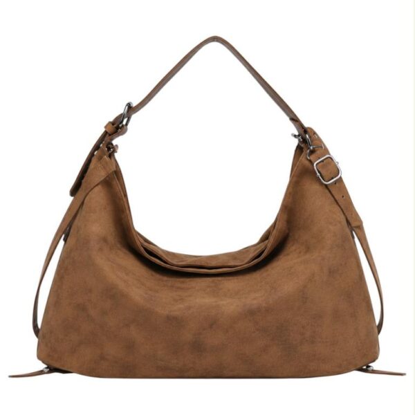 Bolso de Hombro Sintético muy Amplio con Lazos Decorativos Inferiores para Mujer - Imagen 3