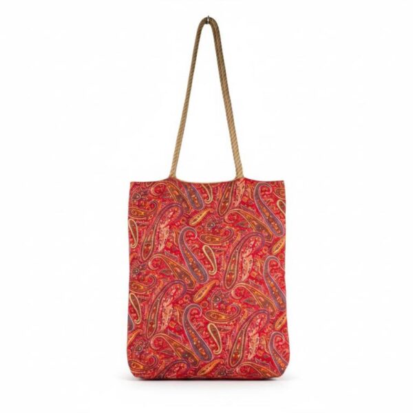 Bolso Shopper Artesanal Estilo Étnico con Asas de Yute para Mujer - Imagen 15