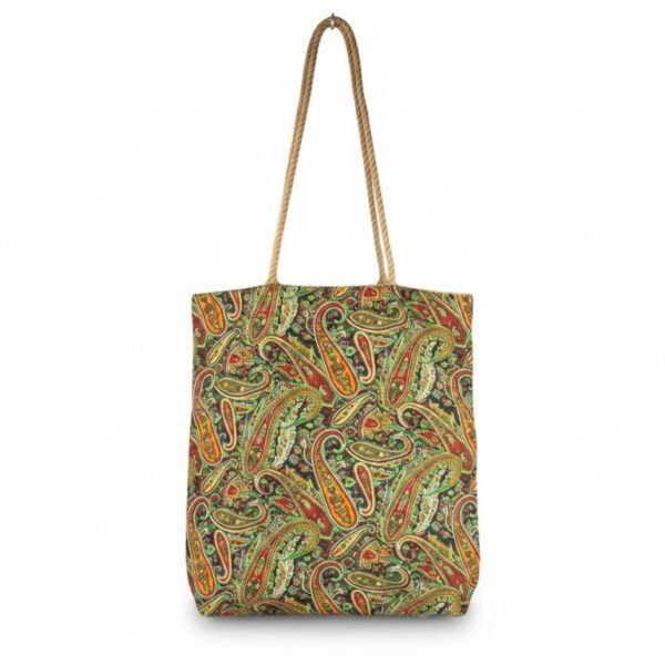 Bolso Shopper Artesanal Estilo Étnico con Asas de Yute para Mujer - Imagen 16