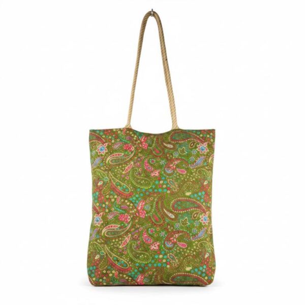 Bolso Shopper Artesanal Estilo Étnico con Asas de Yute para Mujer - Imagen 19