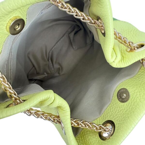 Bolso de Piel con Asas de Cadena Ajustables y Cierre de Botón para Mujer - Imagen 17