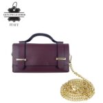 Bolsito de Mano Compacto en Piel con Tachuelas Decorativas y Solapa de 2 Botones para Mujer - Imagen 28