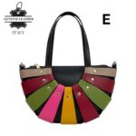 Bolso de Mano en Piel Italiana con Diseño Original y Tachuelas Decorativas para Mujer - Imagen 17
