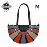Bolso de Mano en Piel Italiana con Diseño Original y Tachuelas Decorativas para Mujer - Imagen 25