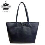 Bolso Shopper Universitario en Piel Italiana para Mujer con 2 Asas Largas y Cremallera - Imagen 10