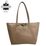 Bolso Shopper Universitario en Piel Italiana para Mujer con 2 Asas Largas y Cremallera - Imagen 7
