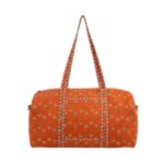 Bolso de Viaje Acolchado Algodón para Mujer con Asas Largas y Cremallera - Imagen 9