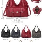 Bolso de Hombro Sintético Hobo con Solapa de Giro Frontal y Gran Capacidad para Mujer