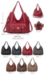 Bolso de Hombro Sintético Hobo con Solapa de Giro Frontal y Gran Capacidad para Mujer - Imagen 8