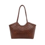 Bolso de Mano Sintético con Diseño Trenzado + Bolsito Bandolera para Mujer - Imagen 4